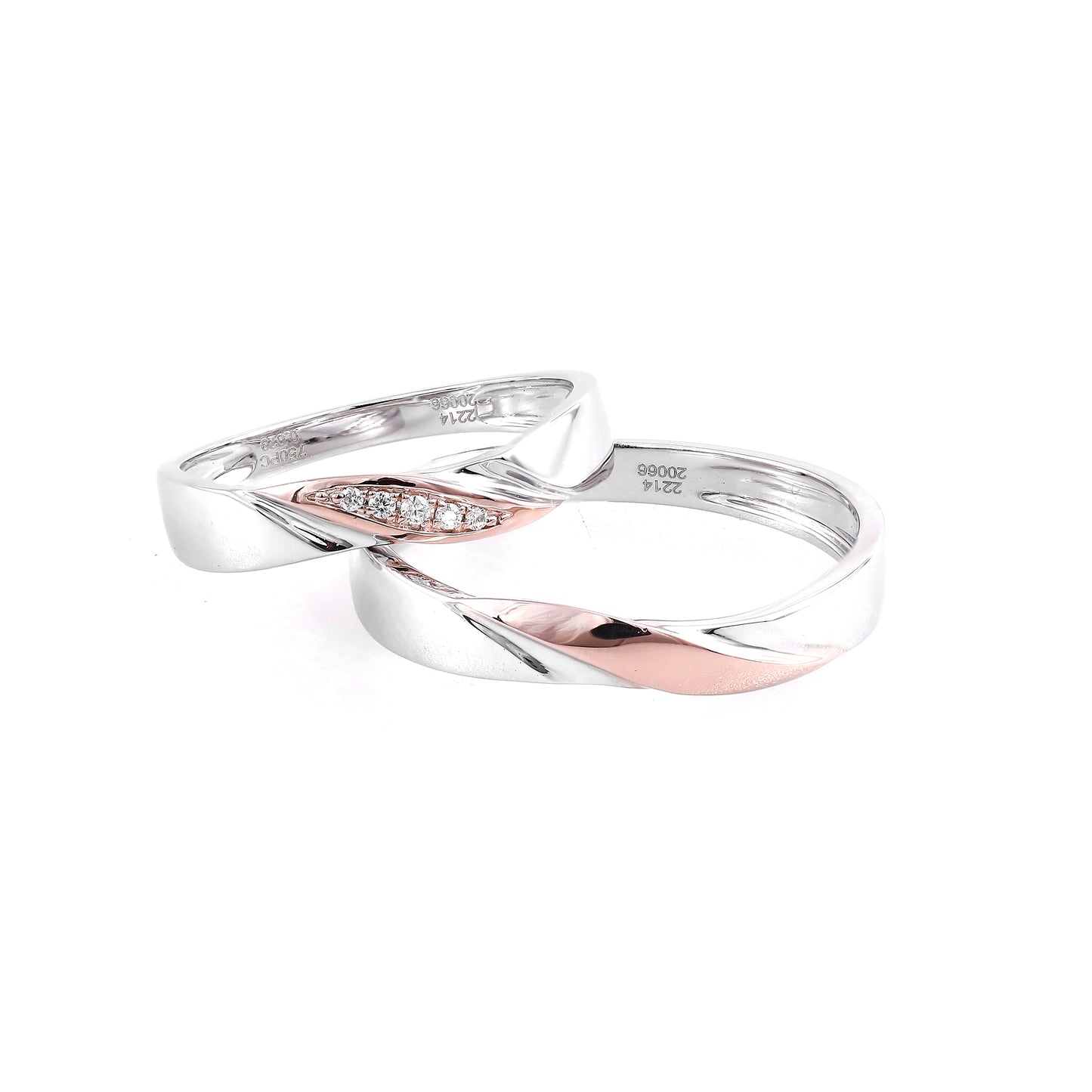Ring set B: half spiral mix color