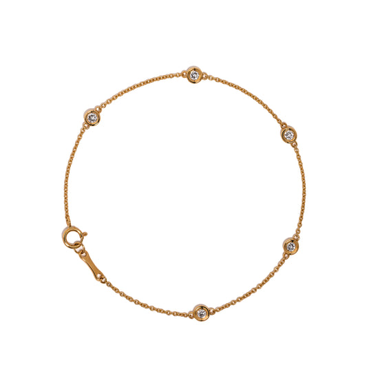 Sweet dots bracelet in gold