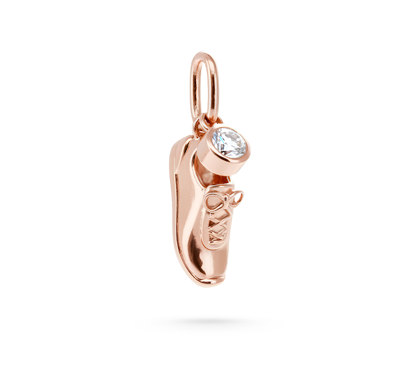 Padel charm series shoes in rose gold