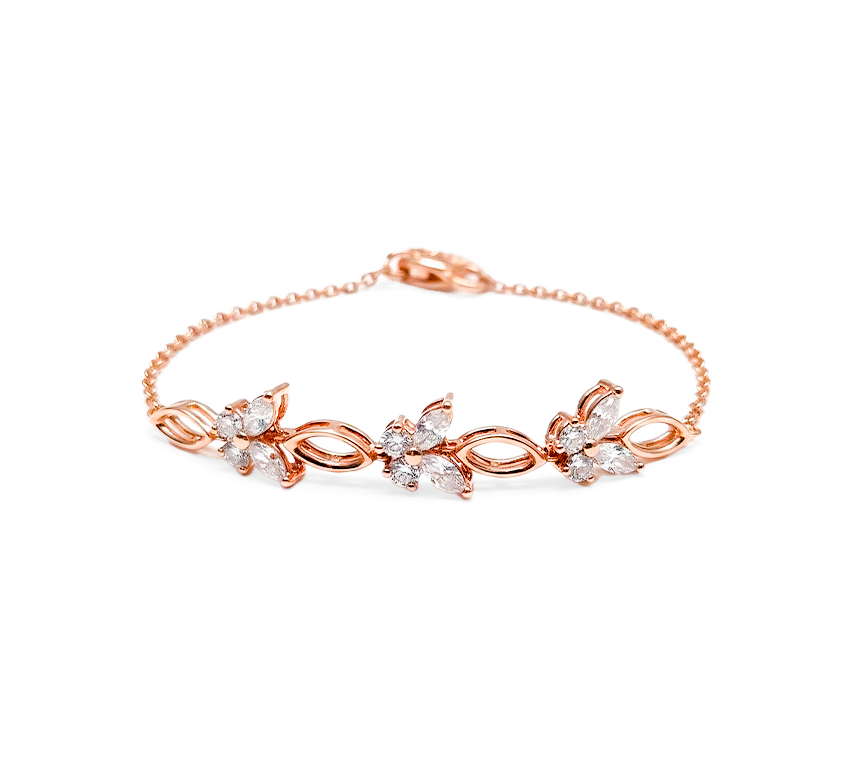 Butterfly bracelet A in rose gold