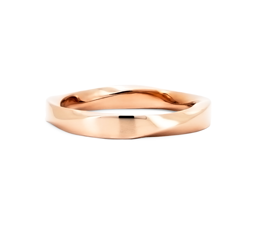 Spiral ring 2.3mm in rose gold