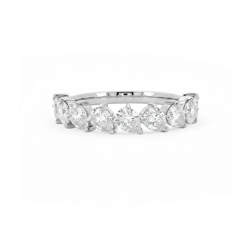 Pear half eternity 3.5mm