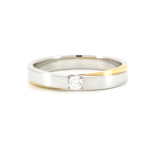 Ring set I: One eye cross ring in mix color gold