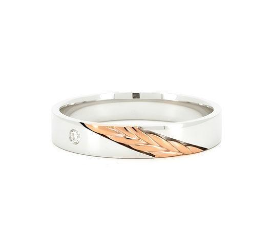 Ring set T: Athena ring with 1 eye in mix color gold