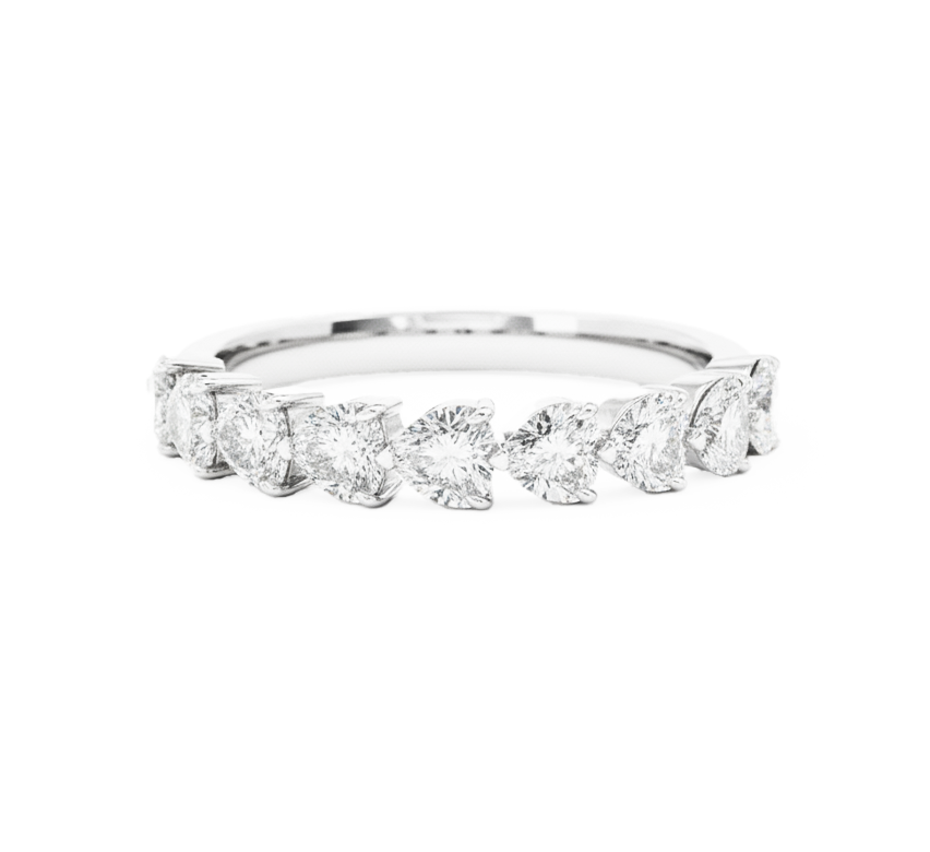 Heart half eternity 3.5mm