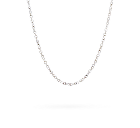 Chain only in white gold