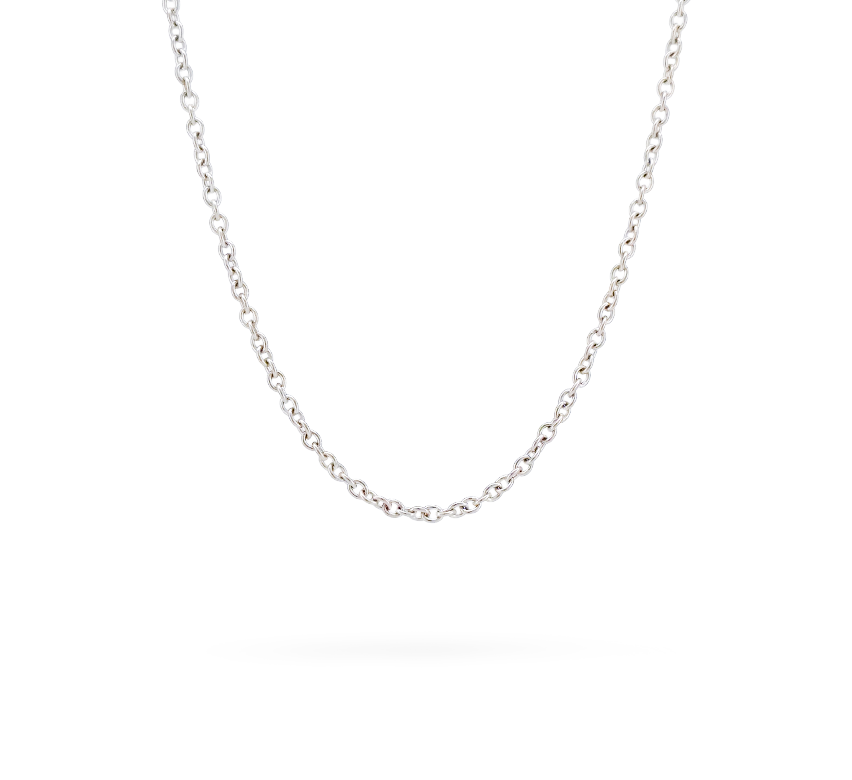 Chain only in white gold