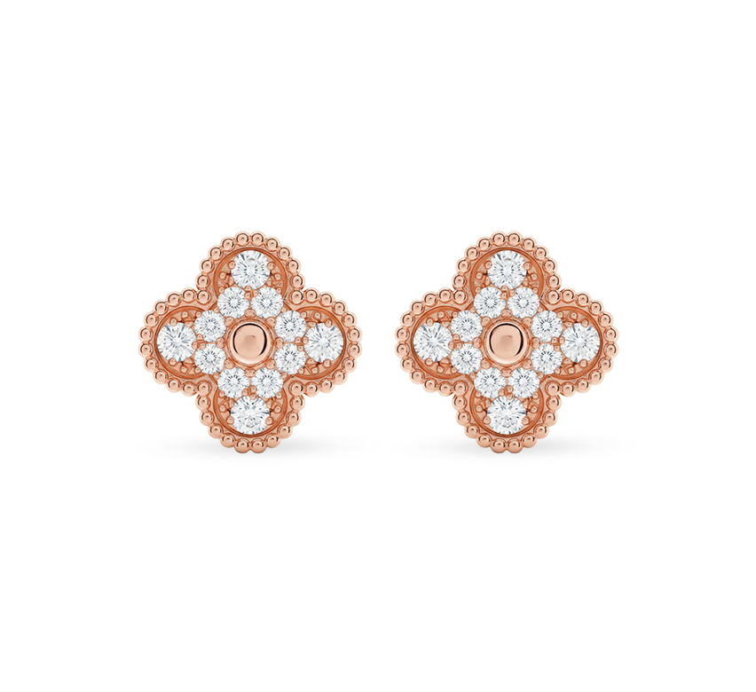 Flower full pave