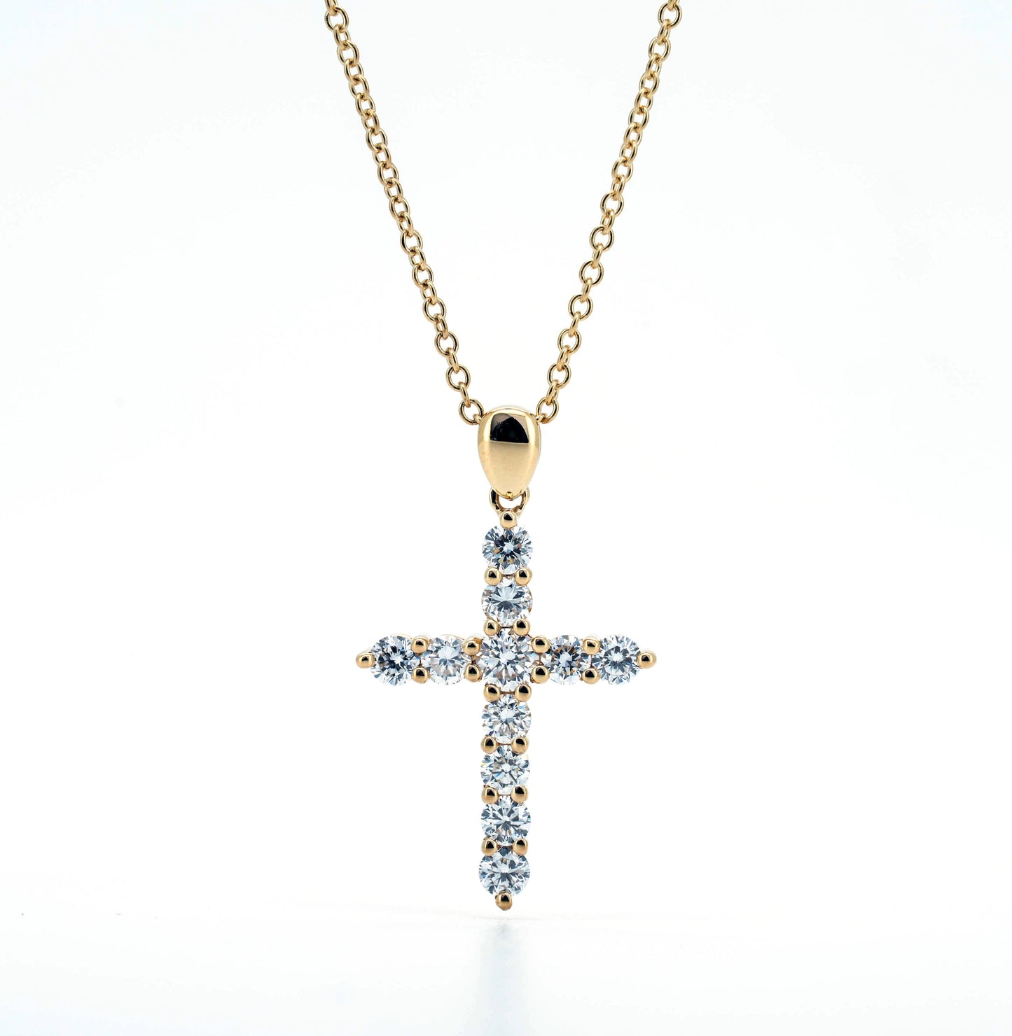 Cross necklace in Gold