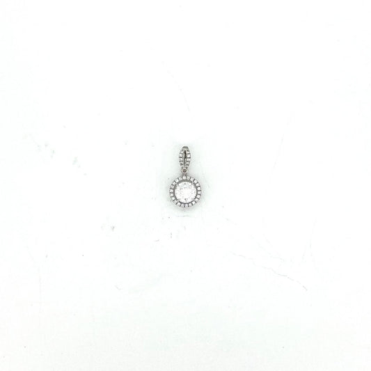 3in1 Spirit halo pendant RD 1.01 D VVS2 IGI in white gold