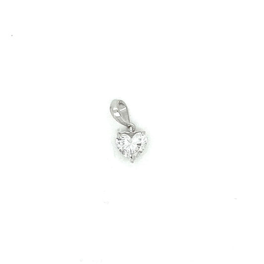 Hanging pendant HE in white gold