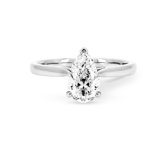Classic PE 0.35ct in white gold