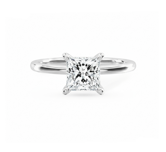 Classic ring PR 0.87 D VS1 IGI in platinum