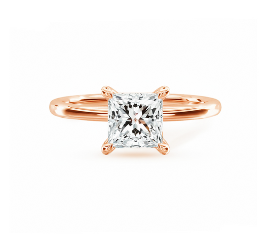 Classic ring PR 0.44 in rose gold
