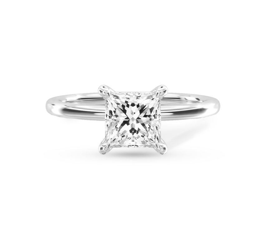 Classic ring PR 1.13 D VVS2 IGI in white gold