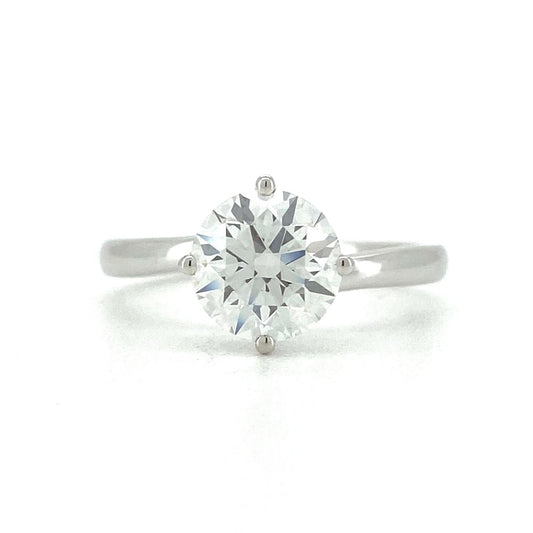 Safari ring RD 0.6 D VS1 IGI in white gold