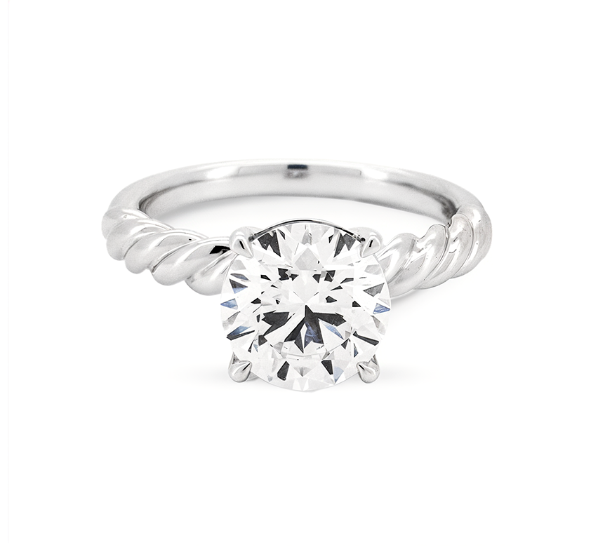 Rolling band ring RD 1.59 EVS2 IGI in white gold