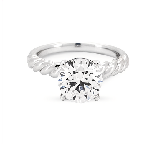 Rolling band ring RD 1.59 EVS2 IGI in white gold