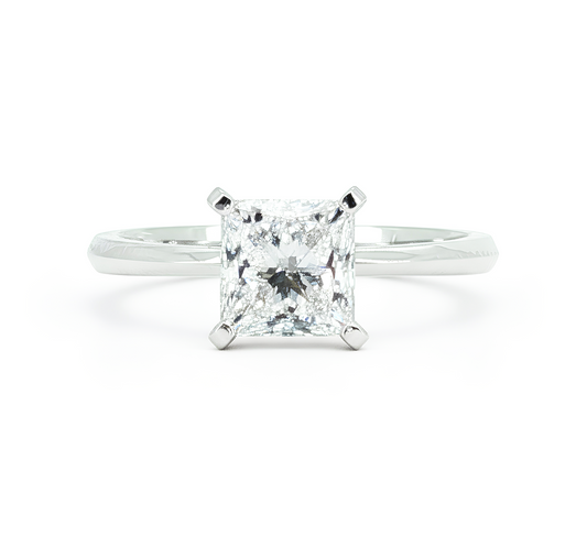 Classic high setting ring PR 1.36 D VVS2 in white gold